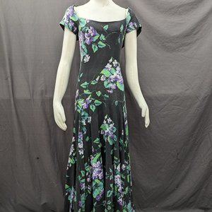 Betsey Johnson 1980s maxi dress